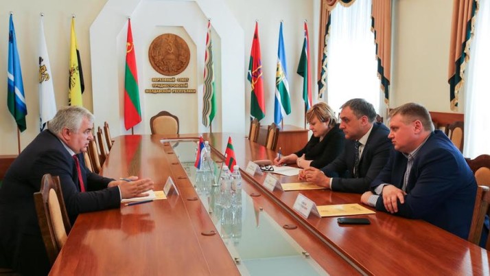К.К. Тайсаев встретился с Главой приднестровского парламента Александром Щерба