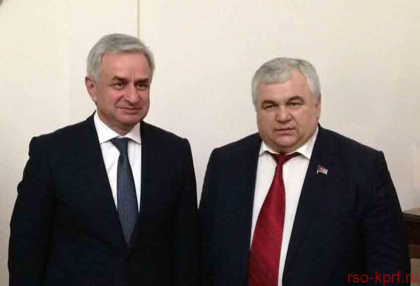 К.К. Тайсаев находился с рабочим визитом в Республике Абхазия