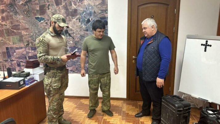 К.К. Тайсаев продолжает работу на Донбассе