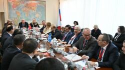 Н.М. Харитонов встретился в Москве с международными наблюдателями от МПА СНГ