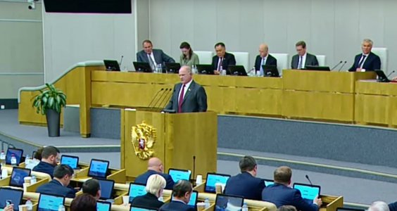 Г.А. Зюганов на заседании Государственной Думы: «Надо плотнее работать с людьми. Быть внимательнее к их просьбам и запросам»