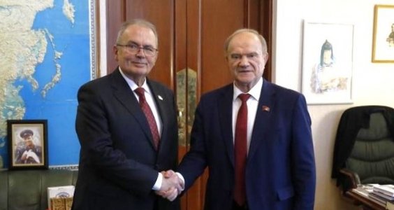 Геннадий Зюганов встретился в Москве с Председателем Венгерской рабочей партии Дьюлой Тюрмером