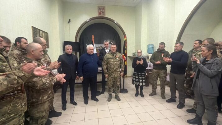 Казбек Тайсаев с насыщенной программой прибыл в Луганск поздравить бойцов с 23 февраля