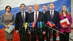 Пресс-подход Г.А. Зюганова перед началом пленарного заседания Госдумы
