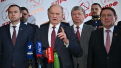Пресс-подход в перерыве III (апрельского) совместного Пленума ЦК и ЦКРК КПРФ