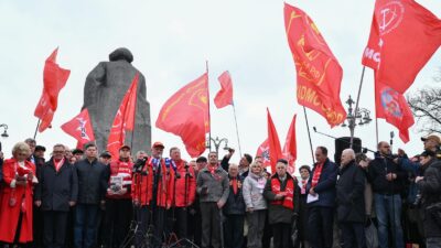 Г.А. Зюганов на Первомайской акции в Москве: Солидарность трудового народа – это главное оружие тех, кто борется за мир, справедливость и подлинную свободу!
